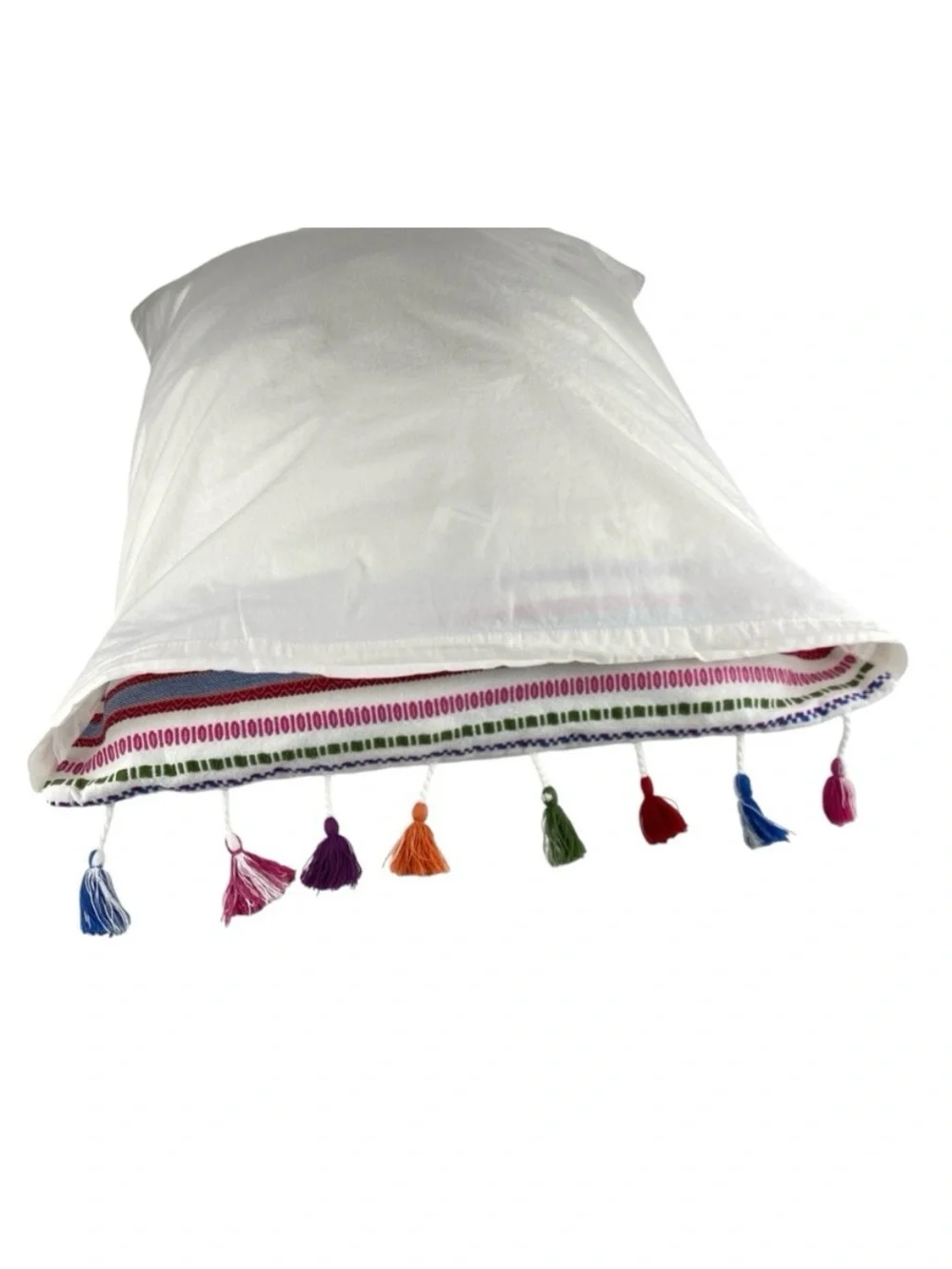 Anthropologie Woven Rosado Duvet Cover And Pillow Shams Set